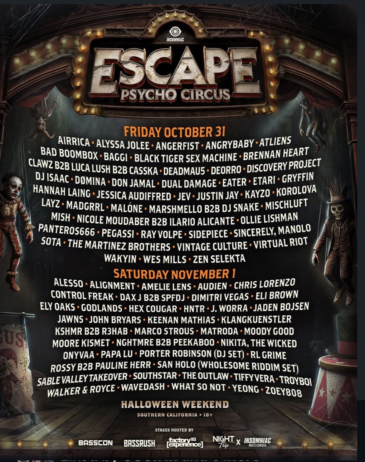 2 - 2 Day Escape Tickets And Able To Meet Up At The Venue 