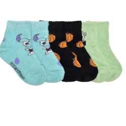 4t-5t Halloween Socks Bluey And Monsters Inc. 