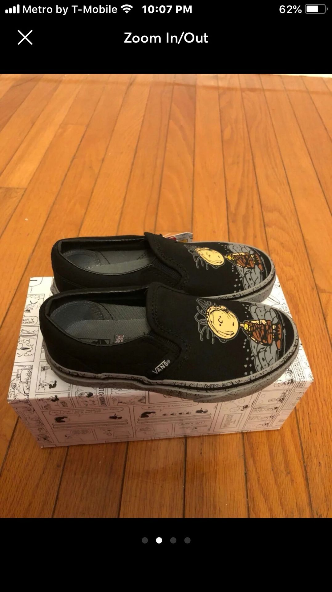 New Vans Peanuts Snoopy sz 12