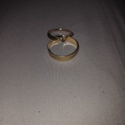 Man and Womans 10k Gold Rings