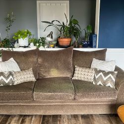 Free Couch Pillows Included