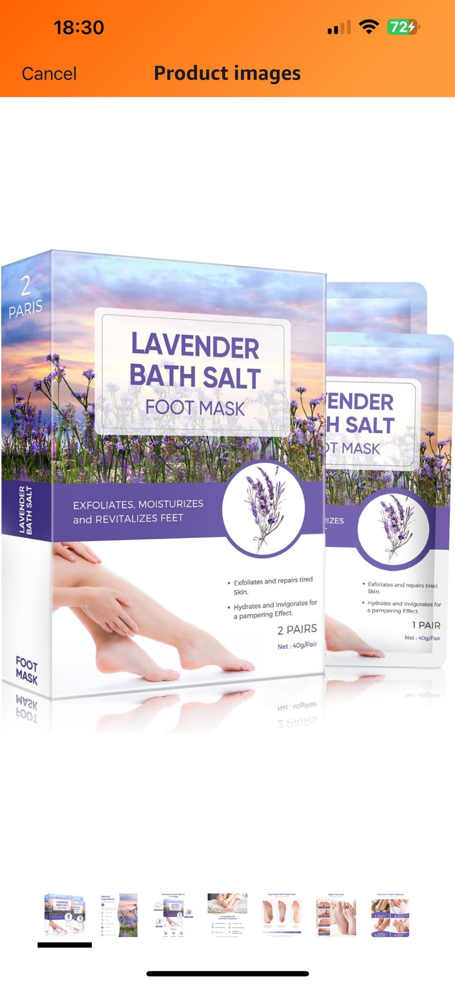 Foot Peel Mask Repair