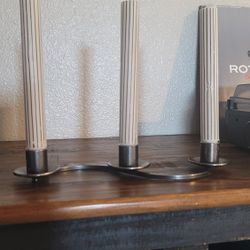 Iron / Pewter Candle Holder 