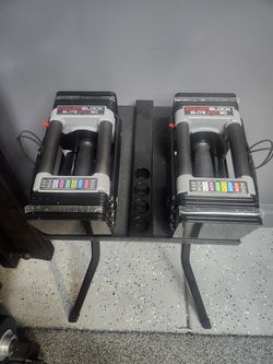 Powerblock 50lbs with stand "Brand new"