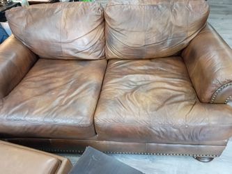 Leather couch