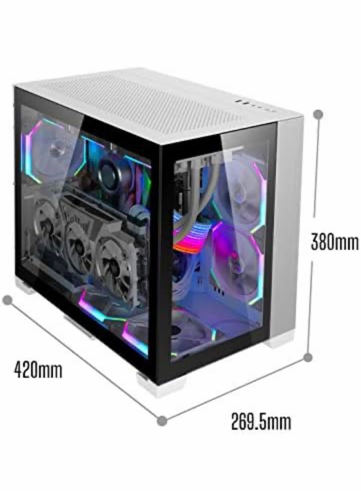 PC Case Lian Li O11 Dynamic Mini + Corsair SF750 SFX PSU