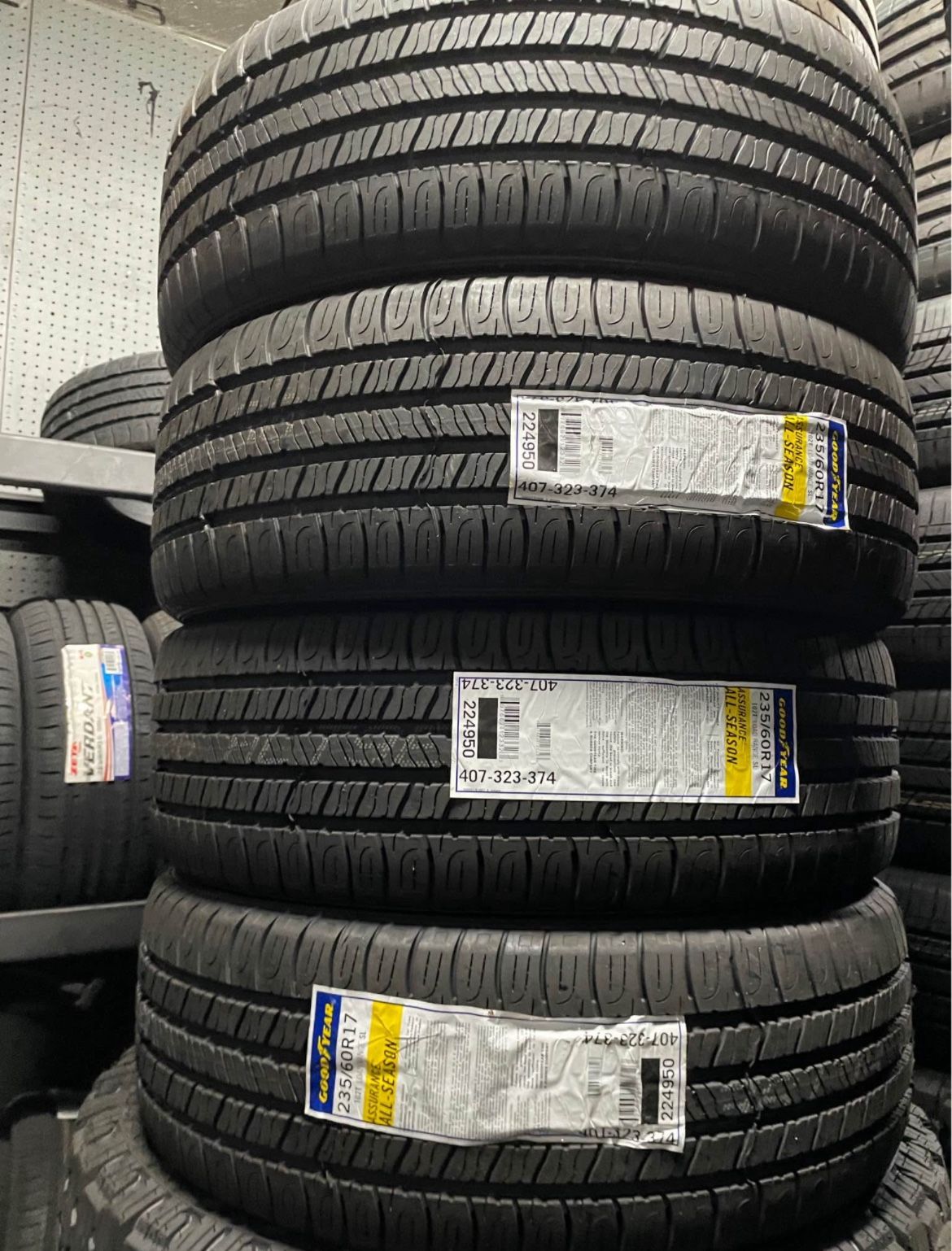 235/60/17 Max life New Tires