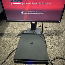 PlayStation4 SLIM 1TB + Monitor Dell