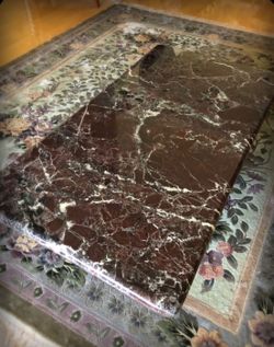 Marble coffee table