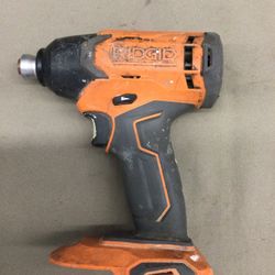 RIDGID 18V Cordless Impact Driver Lithium 18 Volt BARE TOOL Li-Ion