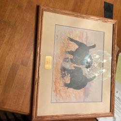 Double Trouble Framed Art Work