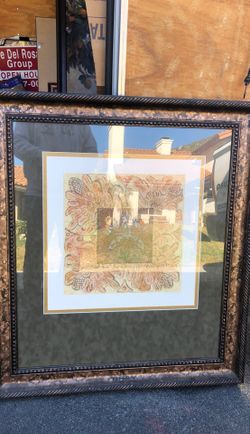 Exotic frame matted print 36” x 40”