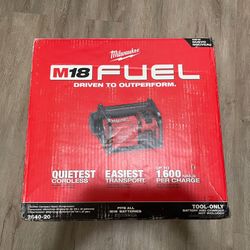 Milwaukee M18 Fuel Compressor 2 Gallon New 