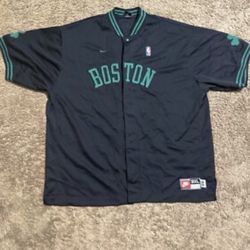 Boston Celtics shoot around jersey