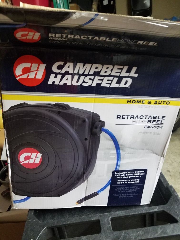 Campbell Hausfeld air hose reel