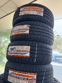 💯✅215/40/18 vendo set de llantas nuevas arroyo