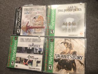 Classic PlayStation 1 final fantasy vargant story chrono trigger