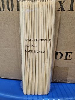 Bamboo Skewers 8" 