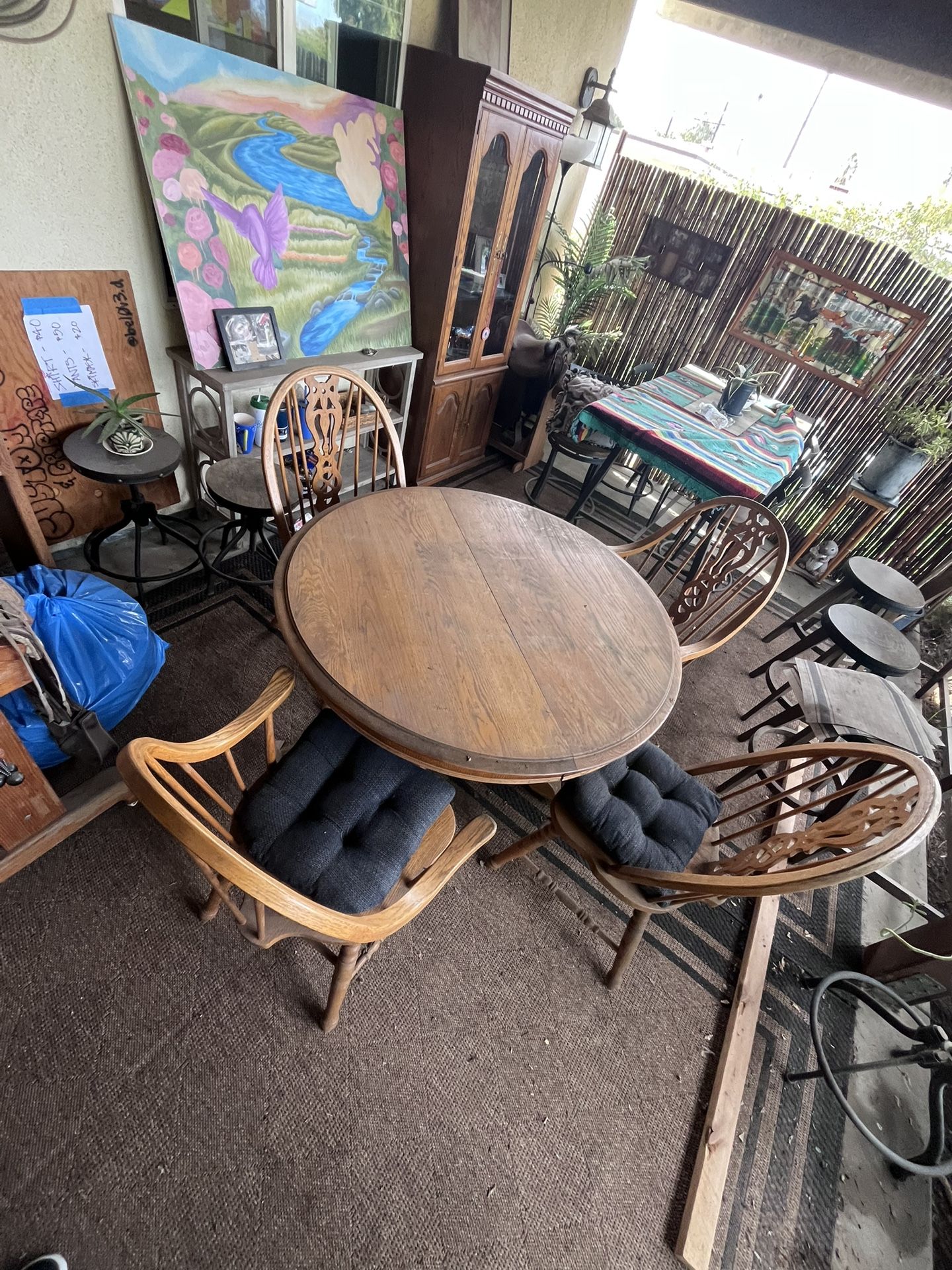 Dinner Table With 4 Chairs 