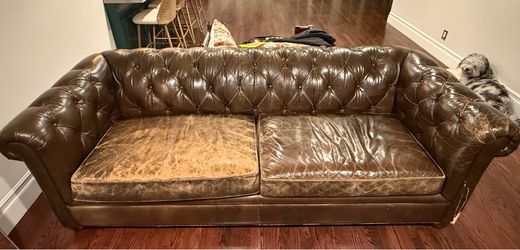 Leather couch