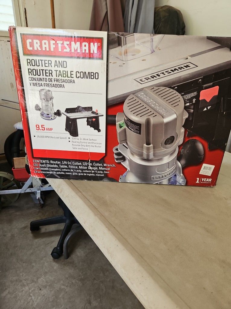 Craftsman Router and Table Combo