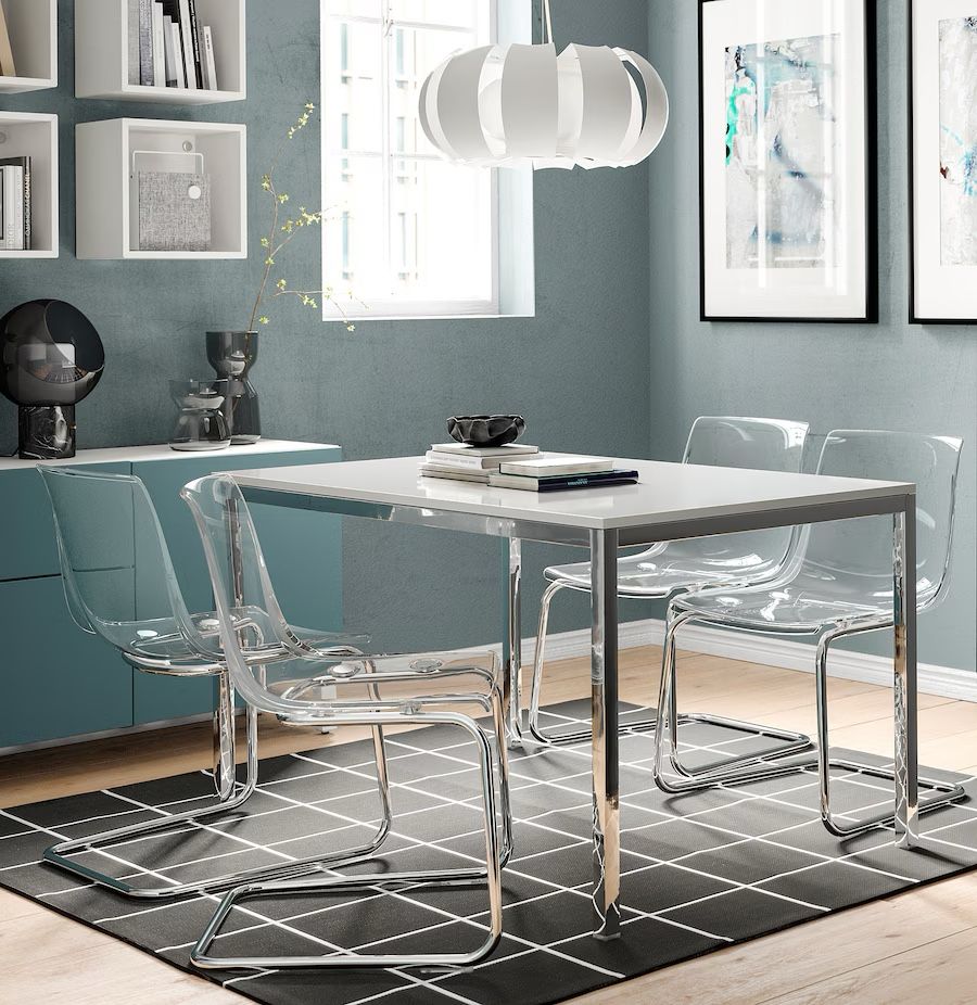IKEA Torsby table and IKEA Tobias chairs