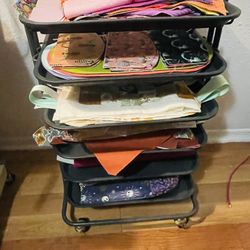 A La Cart — Multi Tier Tray Rolling Cart 