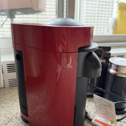 Red Nespresso - Vertuo Up Coffee Machine