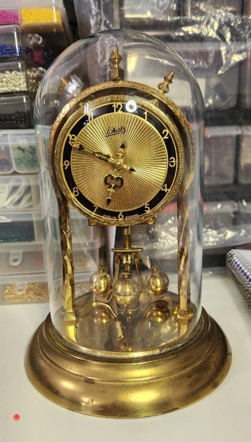 Vintage Schatz Made In Germany 400 Day Clock Model 53 For Parts Or Repair