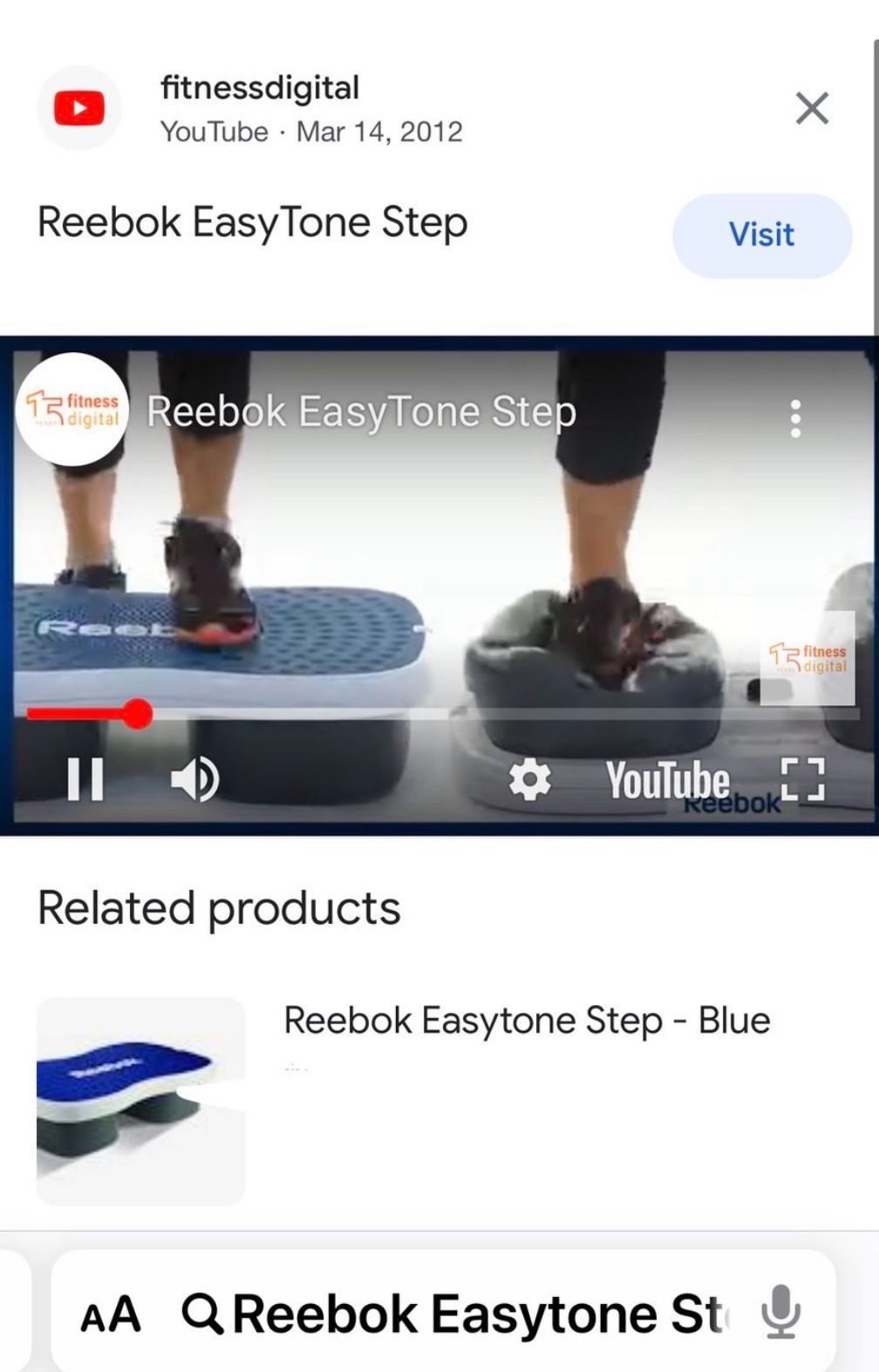 Reebok EasyTone Step
