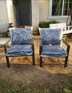 Aluminum patio chair deep seating cushions high quality aluminum patio chairs oversized aluminum patio furniture brand new 🆕✅☑️🆕