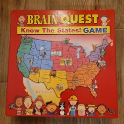 Brain Quest "Know The States" Board Game - Play By Grade