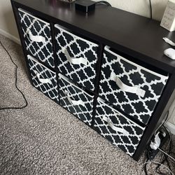 Cubby Storage With Boxes 
