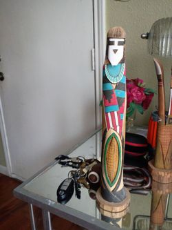 Hand-Painted Native American Kachina Doll Figure