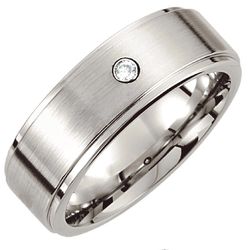 Mens Wedding Band Cobalt 