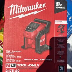 Milwaukee M12 Inflator 