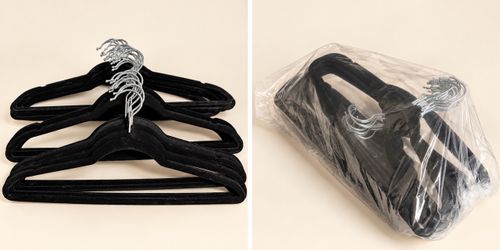 🖤 30 Black Velvet Hangers — $10!