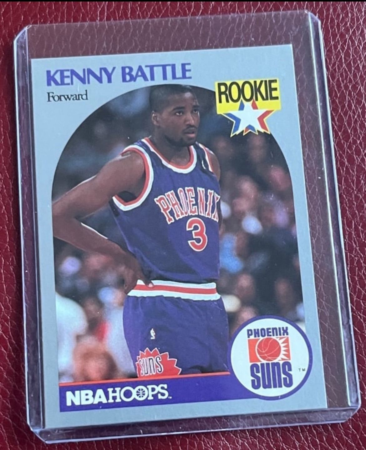 1990 NBAHoops Kenny Battle RC #233 Phoenix Suns