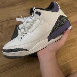 jordan 3 dark iris size 9