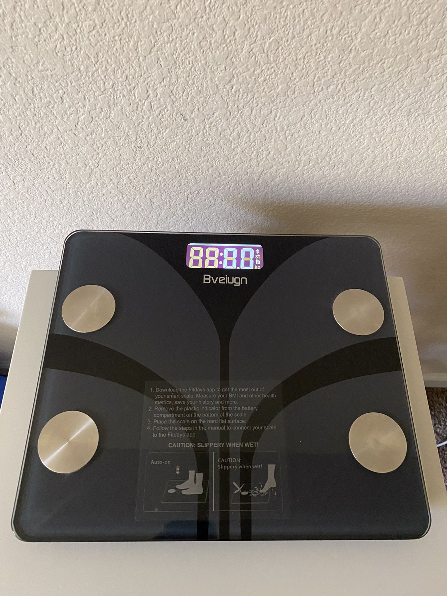 Bveiugn Smart Body Fat Bluetooth Scale