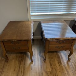 Wooden Nightstands With Drawers 