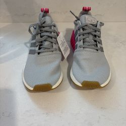 NEW with Tag - adidas Women's NMD_R2 Primeknit US7.5 Grey Pink Sneaker