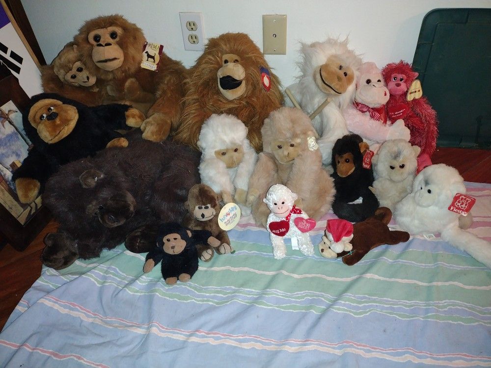 Gorilla  & Monkey Stuffed Animals