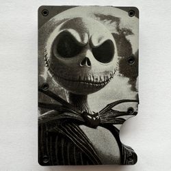 Jack Skellington Laser Engraved RFID Wallet