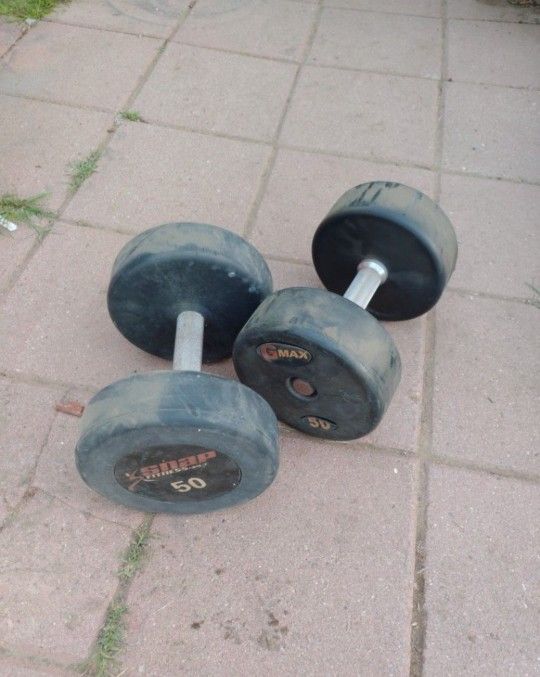 Dumbbells 2x50lbs