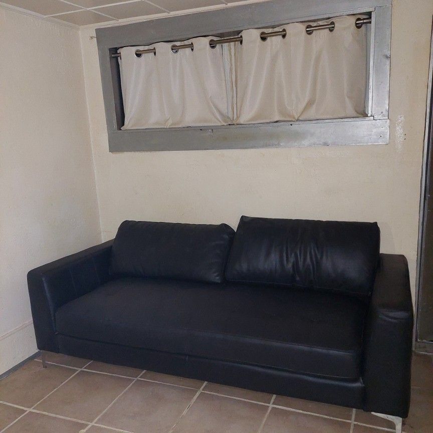 Beautiful Large Leather Couch