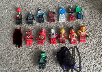 Lego Ninjago Minifigure lot w/ Deepstone Lloyd and Legacy Pythor