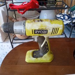 RYOBI CORDLESS DRILL/NO BATTERY OR CHARGER 