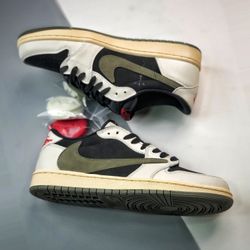 Jordan 1 Low Travis Scott Olive 51