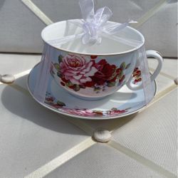 Graces Tea ware Peonies And Strawberries 